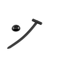 T-clip cable ties, 100 pcs.