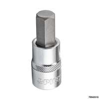 3/8" Steckschlüsseleinsatz, Innensechskant, 10 mm, Länge 48 mm