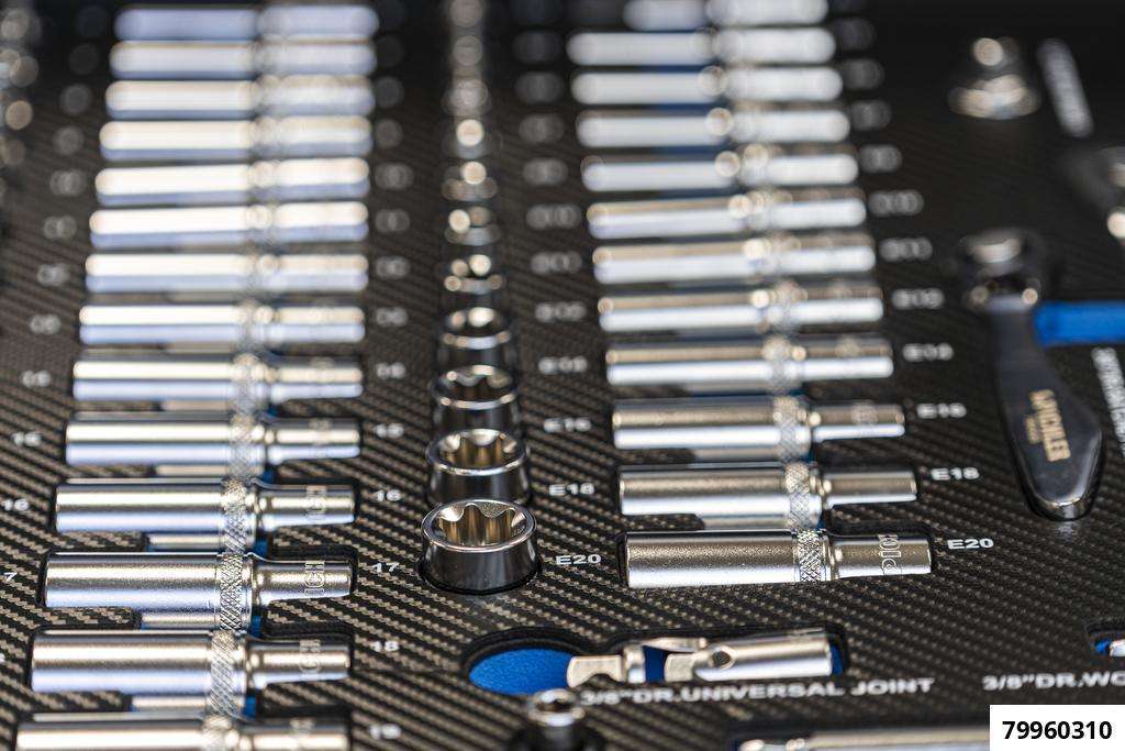 Tool Cabinet P36s, Color: BLACK, incl. tool assortment 558 pcs. "Expert"