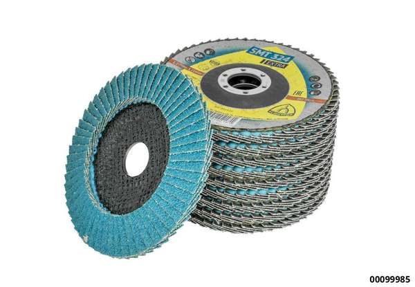 hansewerkzeug Lamellenschleifteller "Eco-Line" gekröpft 125mm K40 (VE 10 Stück)