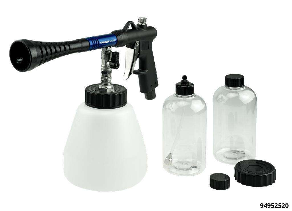 Power-Air Reinigungspistolenset mit 3 Behältern (1x 1000 ml & 2x 500 ml)