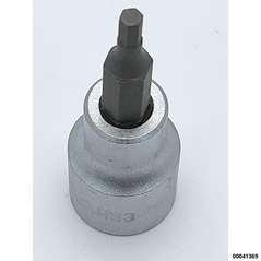 Steckschlüssel 3/8" für Innensechskantschrauben SW3, 22/48mm