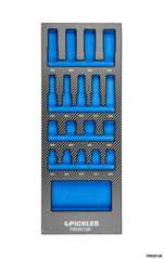 Einlage für 79930120 Steckschlüsseleinsätze 1/2" E-Profil, 18-tlg., 188x495x32 mm