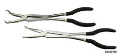 Spark plug plug double joint release pliers 45°, 6 and 12 mm round, 320 mm long