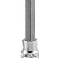 1/2" Socket Bit, Hexagon Interior, 9 mm, Length 100 mm