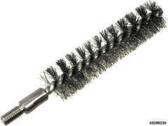 Brosse hélicoïdale en fils d'acier passant de 19 à 17 mm sur filetage