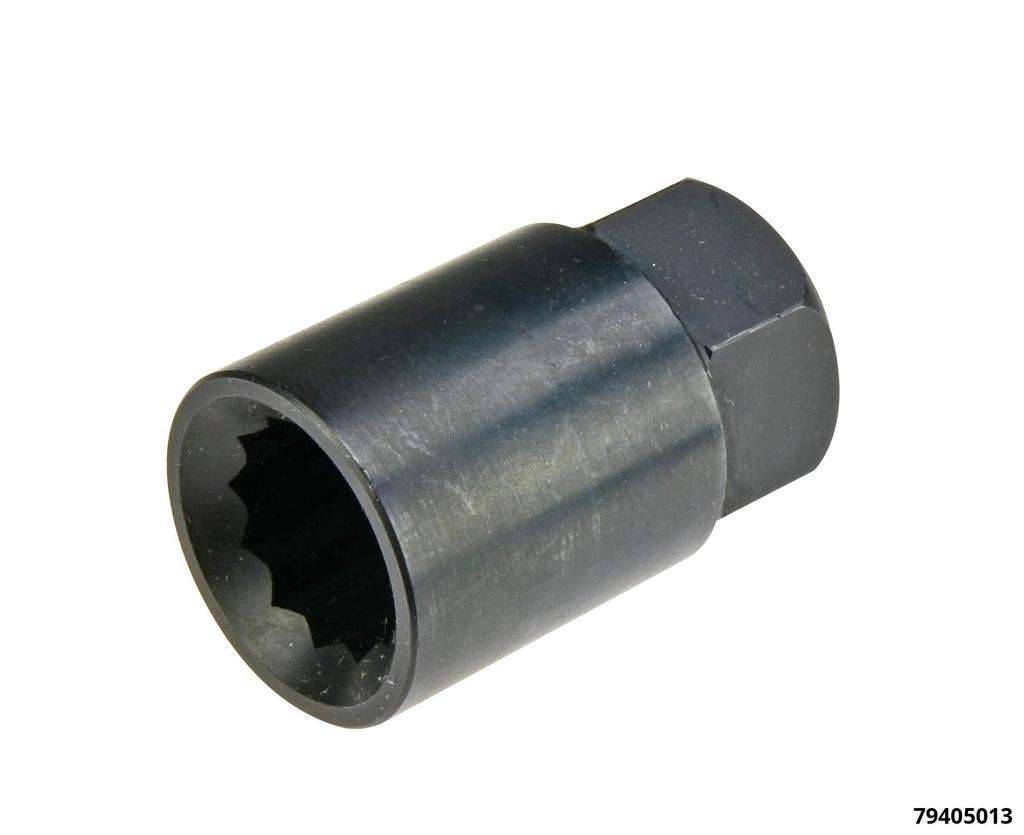 Douille p. disques de freins 19 mm, 12 p, entr. 13 mm p. ess. MAN SAF-Hollan