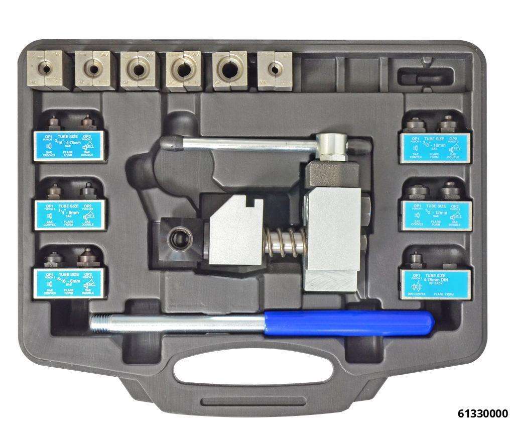 Doppel-Bördelgerät Mod. E Für Leitungs-Ø von 4,75 bis 12 mm für Motorräder, PKW, NFZ