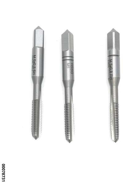 hansewerkzeug HSS-Hand-Gewinde-Bohrer-Satz 3tlg. Typ US-200 M5x0,8mm