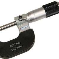 Precision micrometer screw gauge measuring range 0 - 25 mm