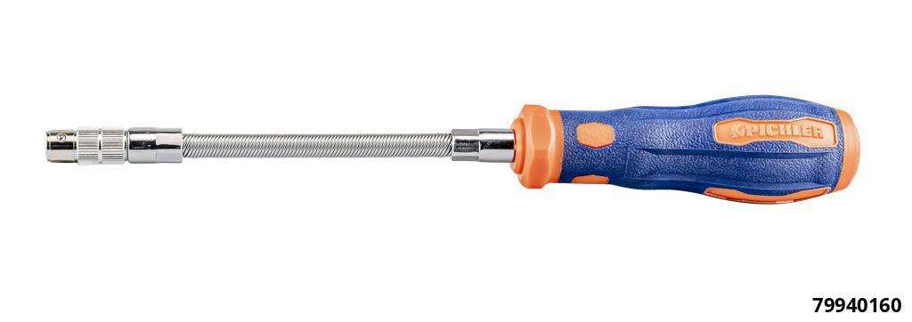 Tournevis porte-embouts flexible, 6.35 x 15