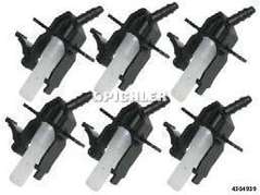 CR Injector connectors Model C4 for Delphi injectors 45° plastic Delphi injectors 6 pcs