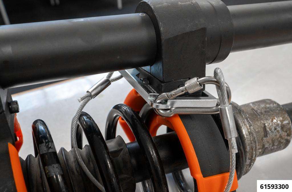 Federspanner für MC-Pherson mit 3 Paar Haltern, Ø 80 mm - 195 mm