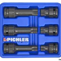 XZN socket inserts ½"-drive, 6 pcs