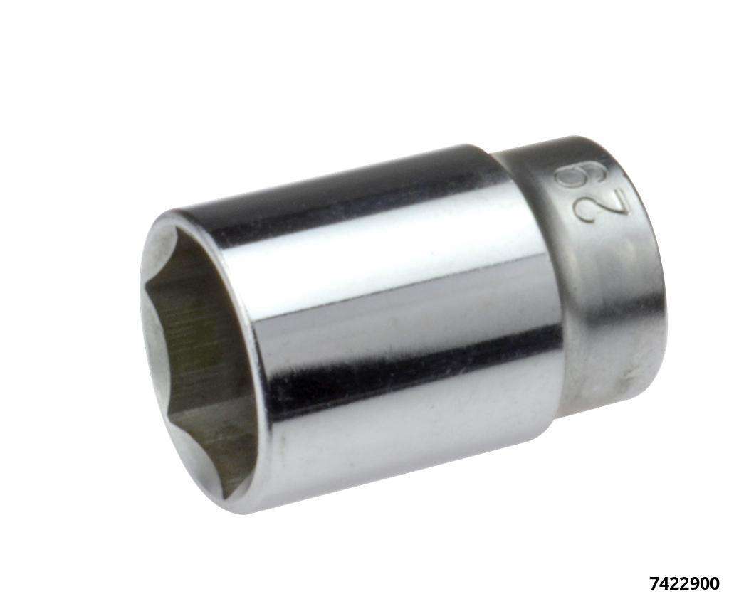 Stecknuss 1/2" 6-kant SW 29