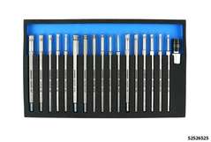 Jeu de cles a tetes spheriques XZN / six pans creux / torx, 18 pcs.