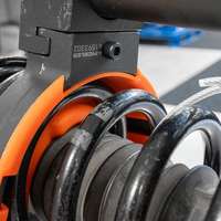 Federspanner für MC-Pherson mit 3 Paar Haltern, Ø 80 mm - 195 mm