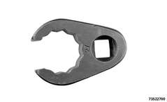 Leitungsschlüssel offen SW 27 - 12 kant - A 1/2" Tropfenform
