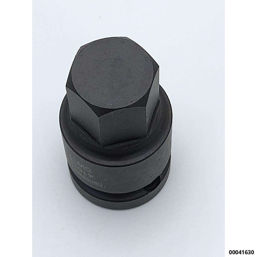 Kraft-Stecknuss f. Innensechskantschrauben 1/2" SW17 Länge 43mm