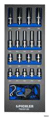 Douilles 1/2" E-Profil, 18 pcs.