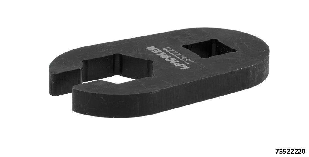 Clé à tuyauter ouverte 22 mm - 6 pans