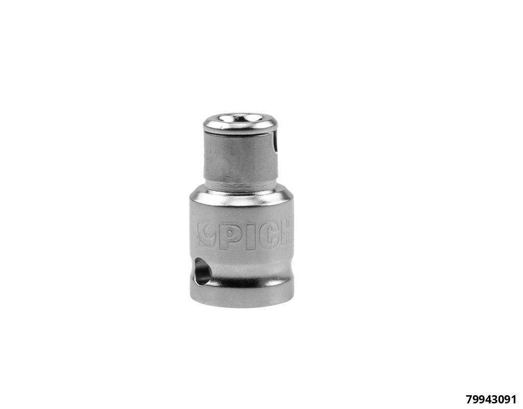 3/8" Bit Adapter, 3/8"DR F x 3/8" HEX F