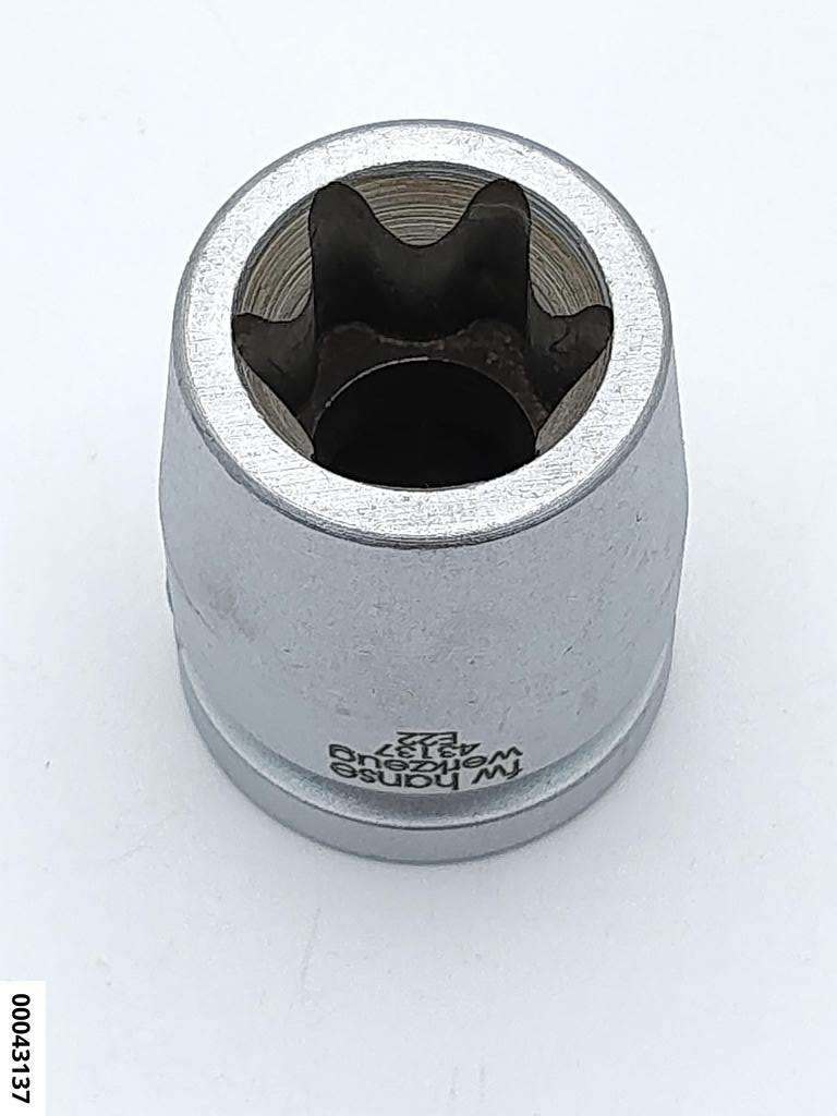 hansewerkzeug Kraftstecknuss 1/2" Aussentorx E22*
