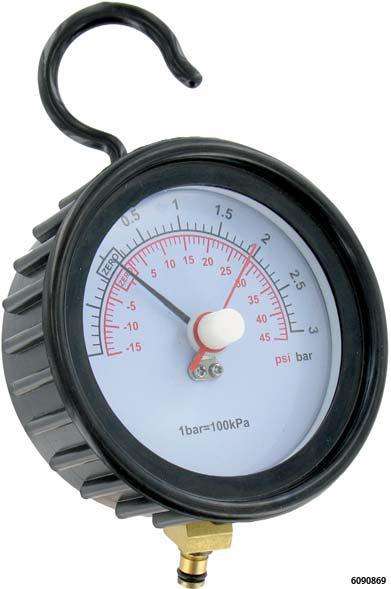 Ergänzung zu "MITYVAC" Manometer f.Turboladertest Druck- und Unterdruckpumpe MI6020