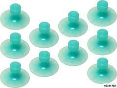 Supports à crochets de traction bleu, U.V. 10 pcs, supports diam. 36mm