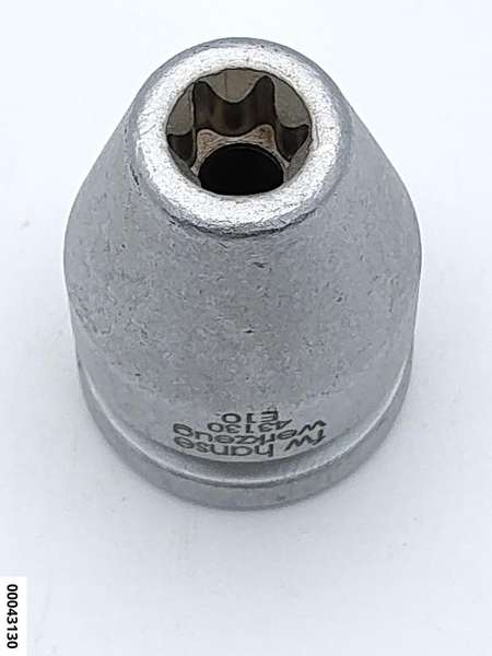 hansewerkzeug Kraftstecknuss 1/2" Aussentorx E10* Länge 38 mm
