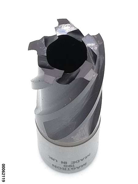 hansewerkzeug HSS Kernbohrer mit Weldonsch. 19,0 mm TiAlN-Besch. 30mm Schnitt-Tiefe