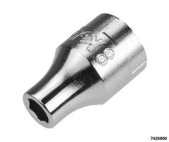 Socket 1/2", 6 Point, 8 mm