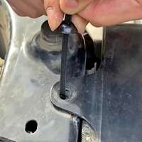 T-clip cable ties, 100 pcs.