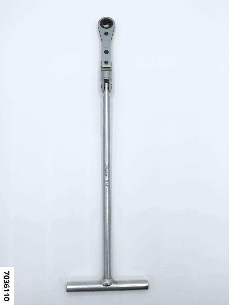 Knarren-Ringschlüssel SW 10 mit T-Griff 210 mm lang 2 Gelenke 154M 10