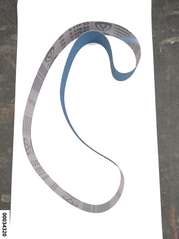 Hochleistungs-Schleifband 75x2000mm K40  "blau"  (für Stahl u. Edelstahl)