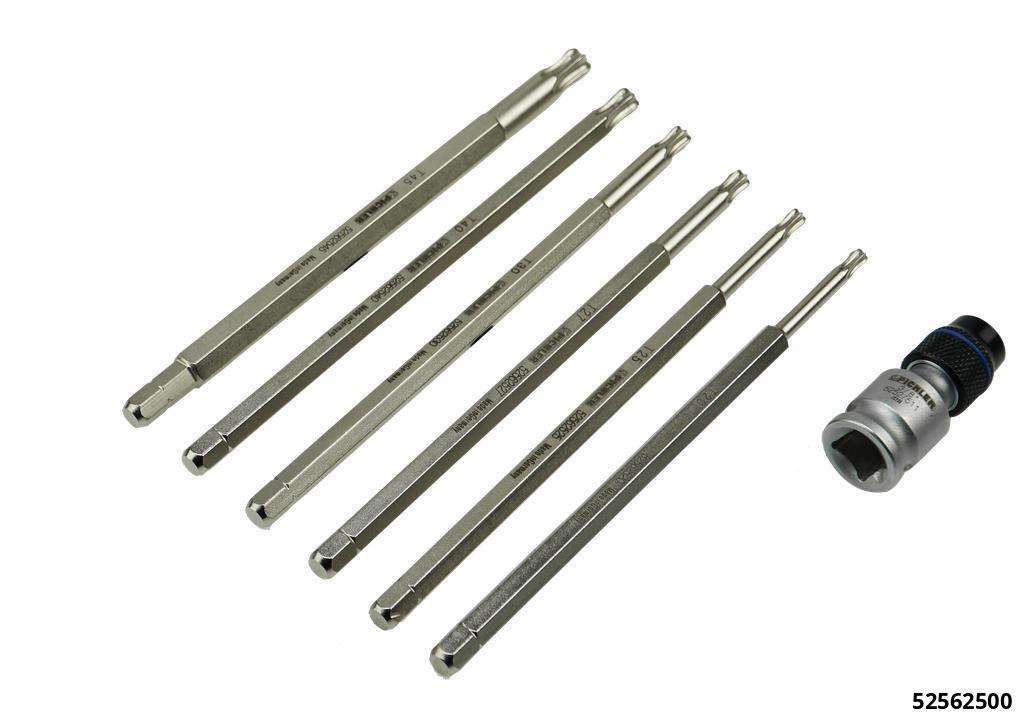 Kugelkopfschlüssel-Satz Torx 7-tlg.