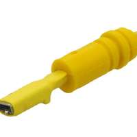 Kabelschuhverbinder M flach 3,0 mm gelb
