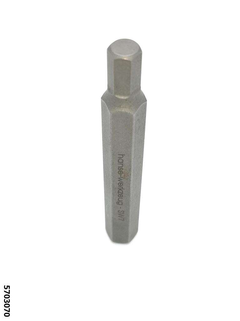 Innensechskanteinsatz Aufnahme 10 mm SW 7 x 75