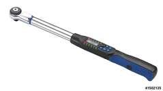Digital torque wrench 3/8", (6,8) 27 - 135 Nm incl. rotation angle with rectangular socket 9x12
