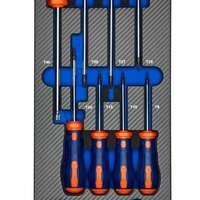 Set de tournevis, 10 pcs., TX