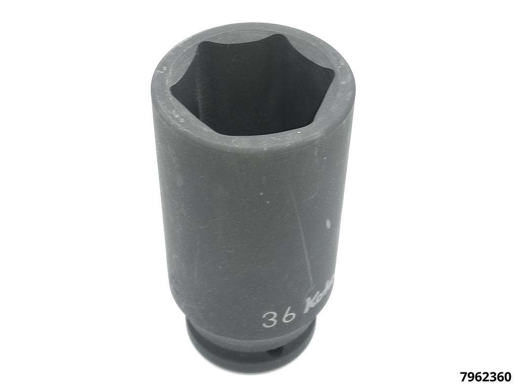 Socket hexagonal thin walled "Impact" SW 36 dünnwandig