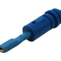 Connecteur de cosse de câble M plat 2,5 mm bleu
