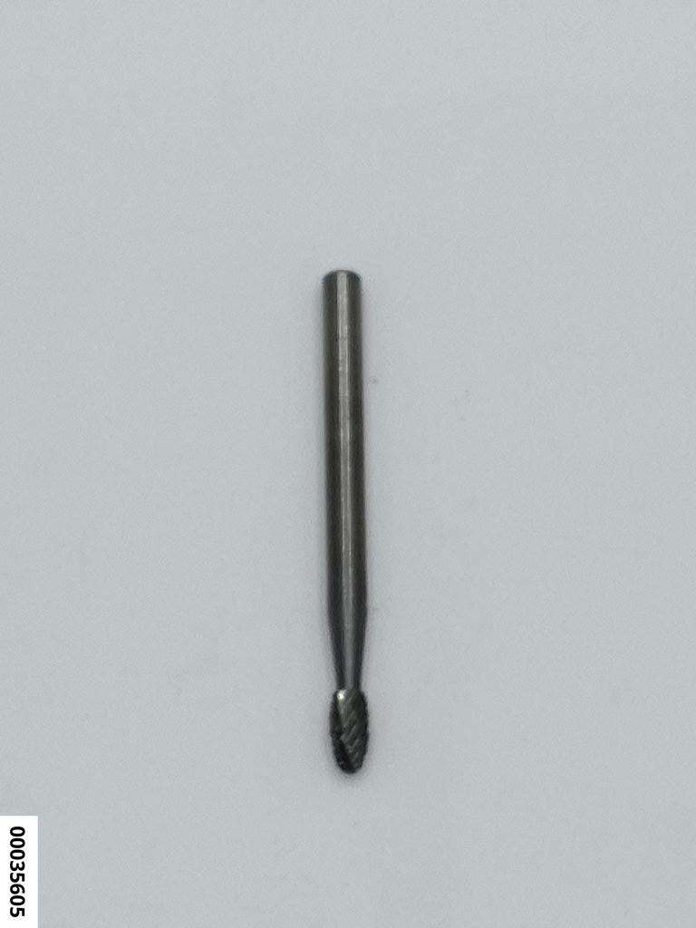 hansewerkzeug Vollhartmetall-Rotierfräser, Tropfenform mit 3mm Schaft