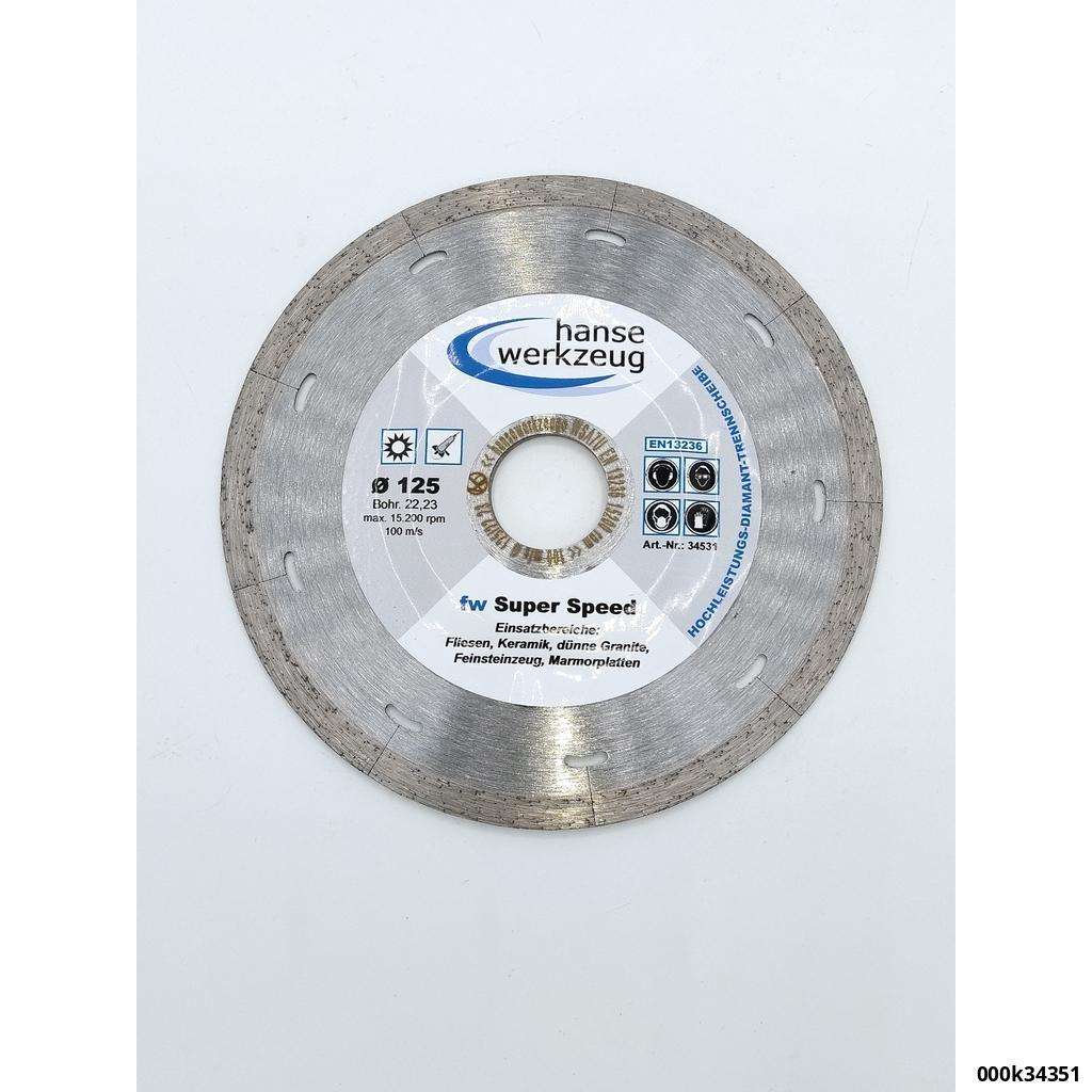 Master Diamanttrennscheibe 125mm x 22,23mm*