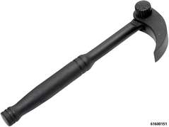 Hebeleisen mit Gelenkkopf Gr. 1 universal Kopf 7-fach Länge 24 cm verstellbar+Knarrenfunktion