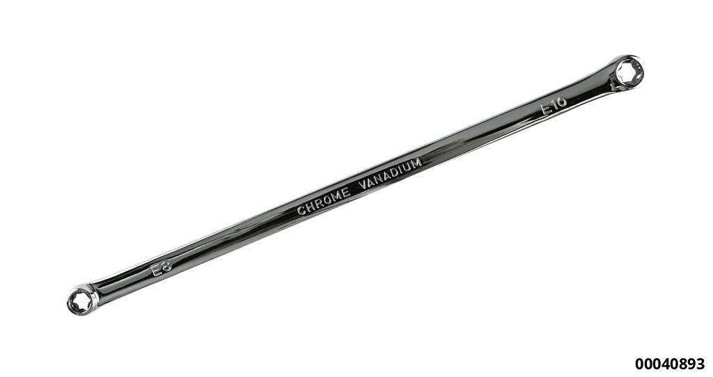 hansewerkzeug Torx-Ringschlüssel E8 x E10 extra lang 230 mm