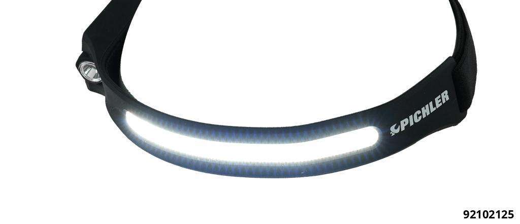 Stirnlampe 450 Lumen COB LED on / off berührungslos