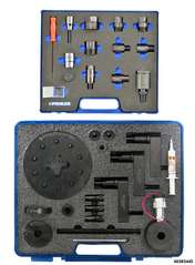 Jeu de démontage injecteur mod. UNI av.cylin hydrau creux 12t et jeu d'adapt (Bosch, Denso, Siemens, Delphi)