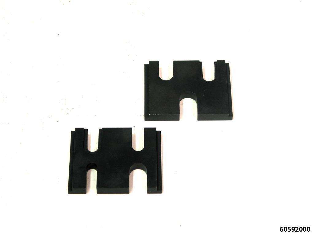 Halteplatten zum Zerlegen von Common Rail Injektoren im Schraubstock (1Paar)