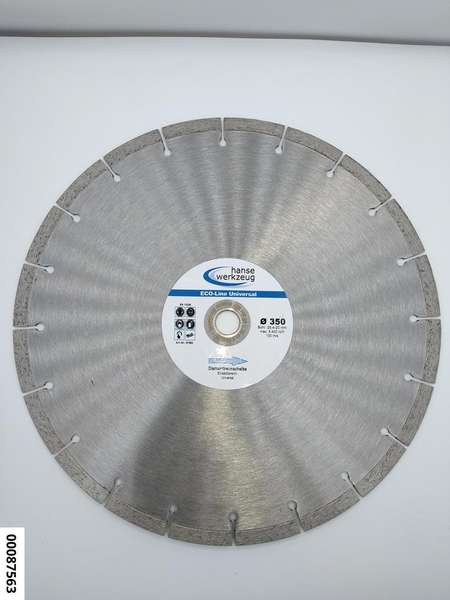 hansewerkzeug Diamanttrennscheibe" ECO-Line Universal"  350mm X 25,4mm Bohrung